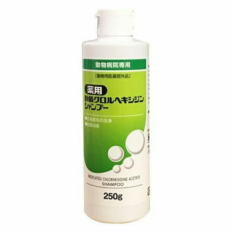 犬猫用 薬用酢酸クロルヘキシジンシャンプー 250g (動物用医薬部外品